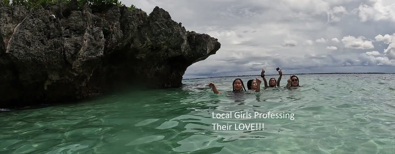Philippines Locals. Approachable Girls at the Beach
