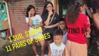 Subscriber Bought Shoes For Kids Maribago Philippines