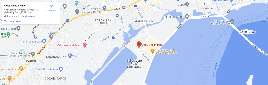 Ocean Park Cebu Map