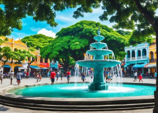 Alcantara Town Plaza, cebu philippines