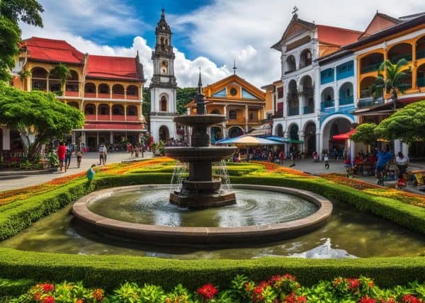 Aloguinsan Town Plaza, cebu philippines