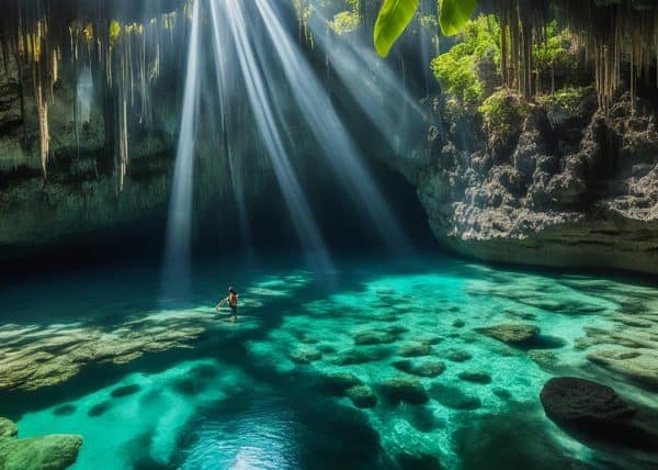 Anda Cabagnow Cave Pool, bohol philippines