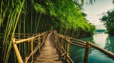 Bamboo Hanging Bridge, bohol philippines