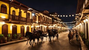 Calle Crisologo at Night, Vigan