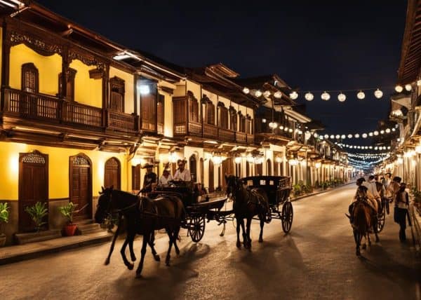 Calle Crisologo at Night, Vigan