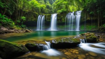 Dimiao Twin Waterfalls, bohol philippines