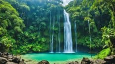 Mantayupan Falls in Barili, cebu philippines
