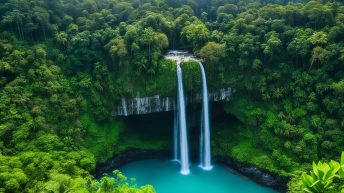 Pahangog Twin Falls, bohol philippines