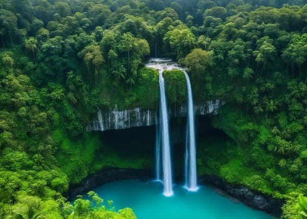 Pahangog Twin Falls, bohol philippines