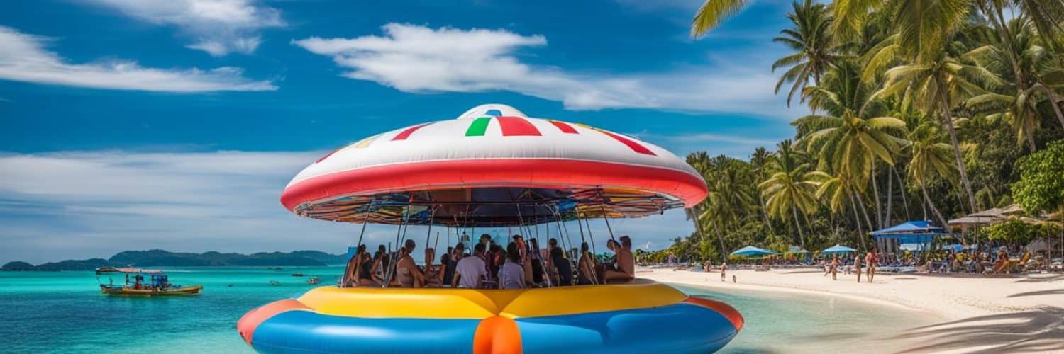 UFO Inflatable Activity in Boracay