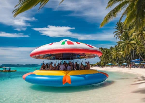UFO Inflatable Activity in Boracay