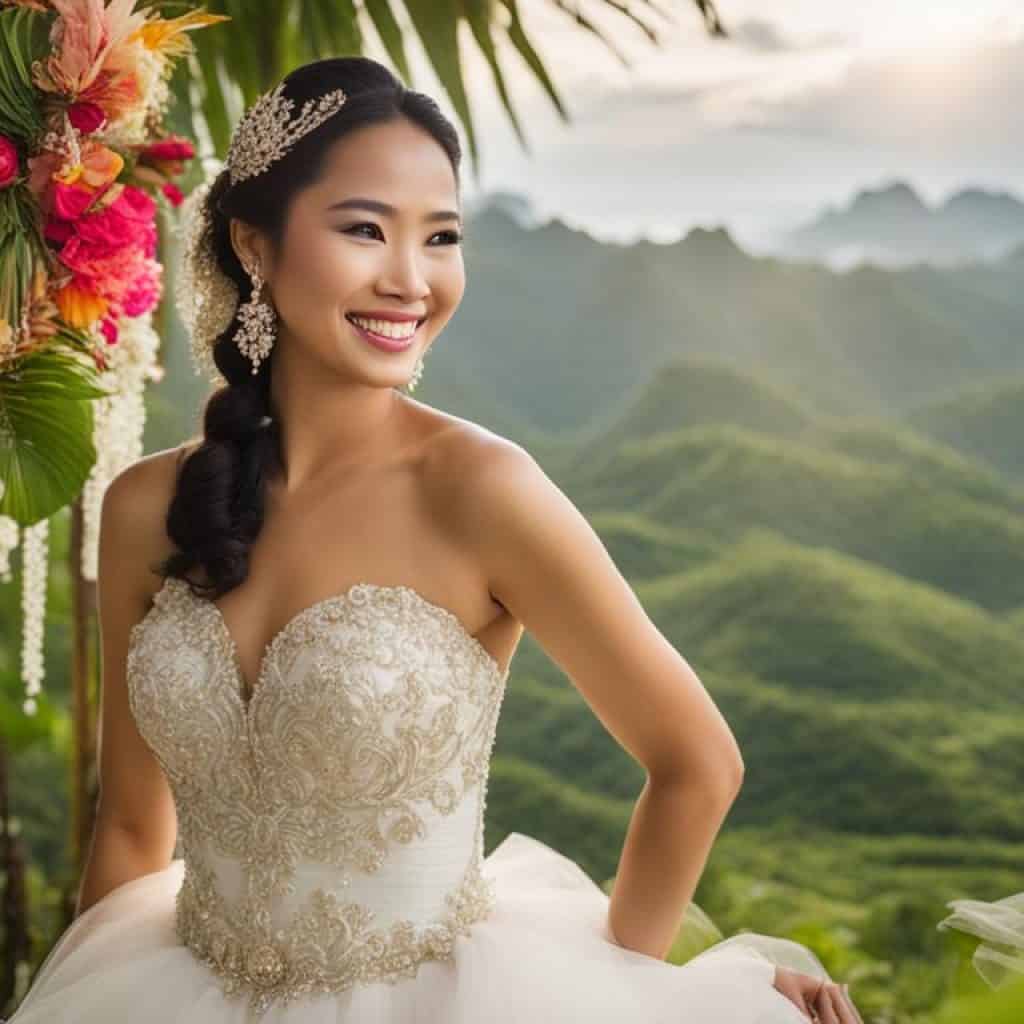beauty of Filipina brides