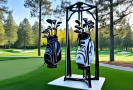 golf bag stand