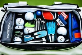 how to organize golf bag