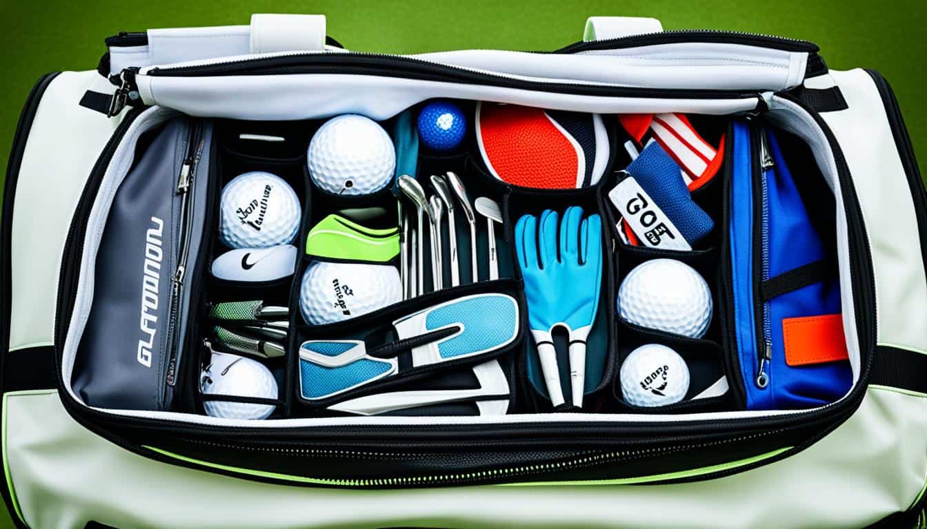 how to organize golf bag