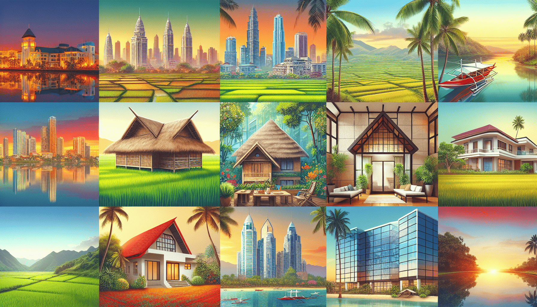 Diverse types of properties in the Philippines