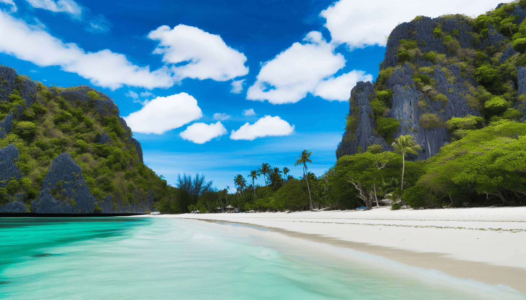 Stunning beaches in Palawan
