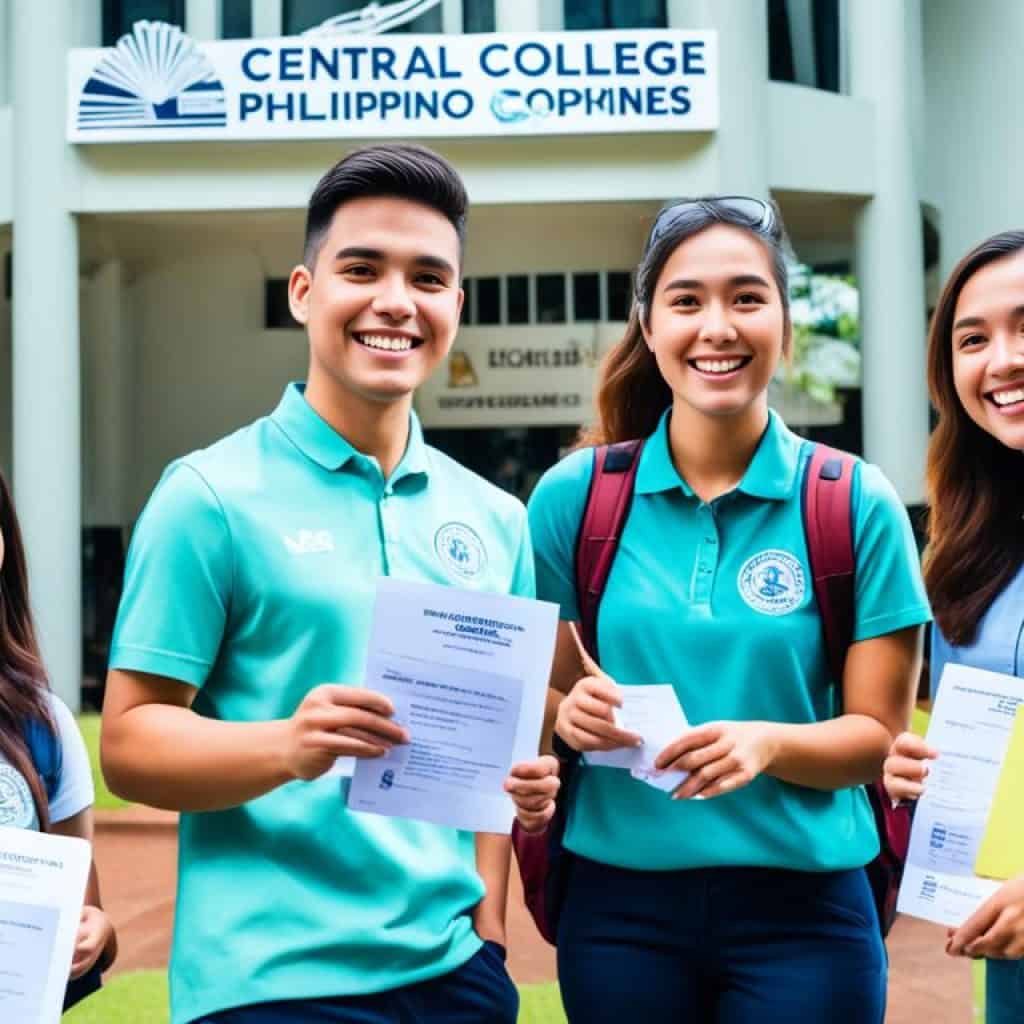 Admission Process at Central Colleges Of The Philippines