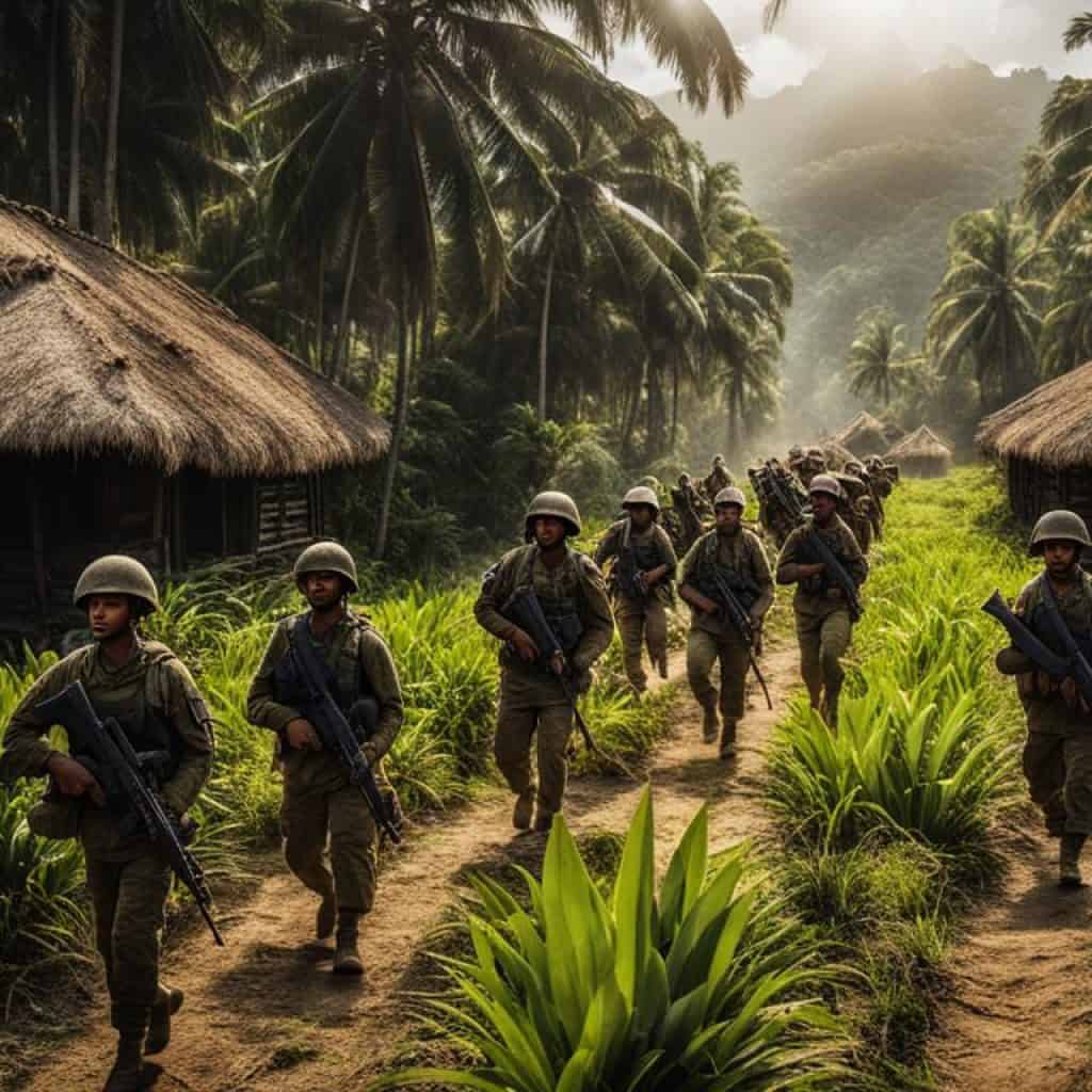 American Marines in the Philippines