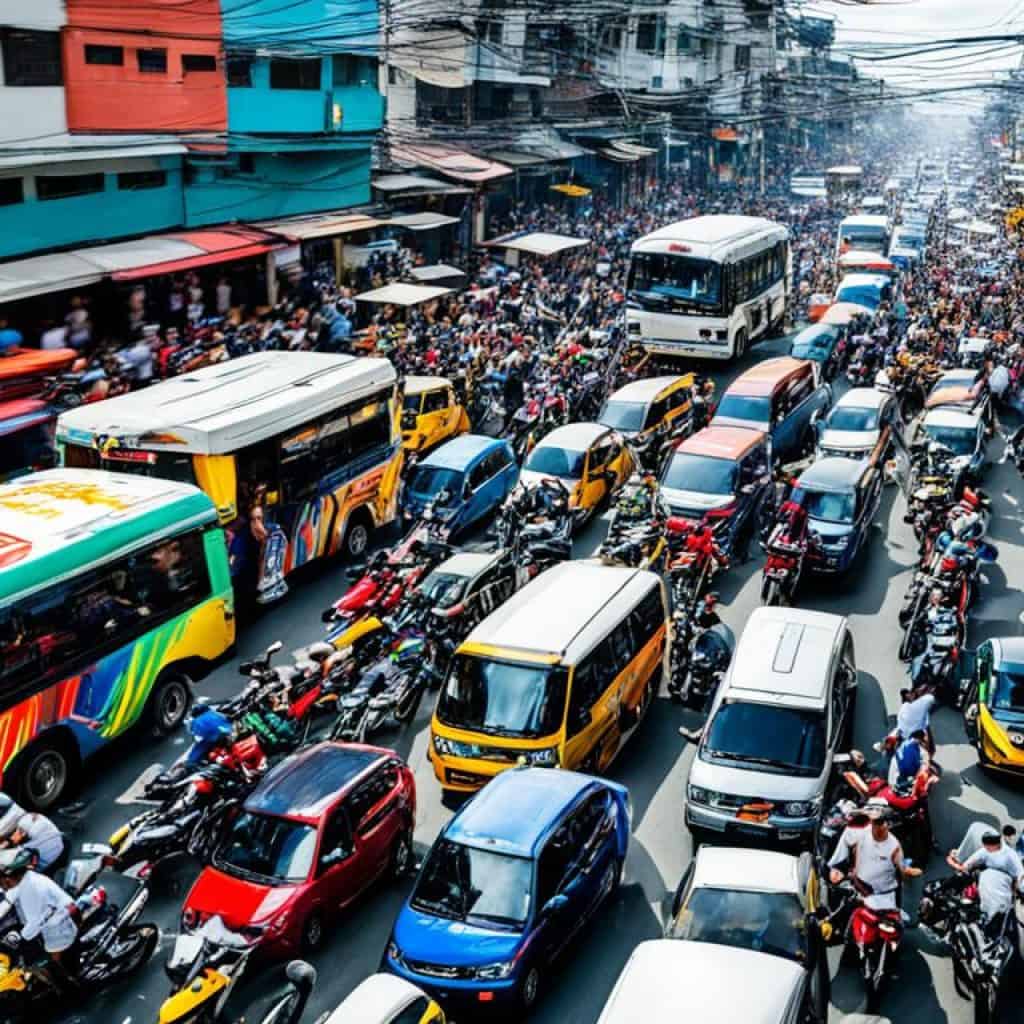 Chaotic driving in the Philippines