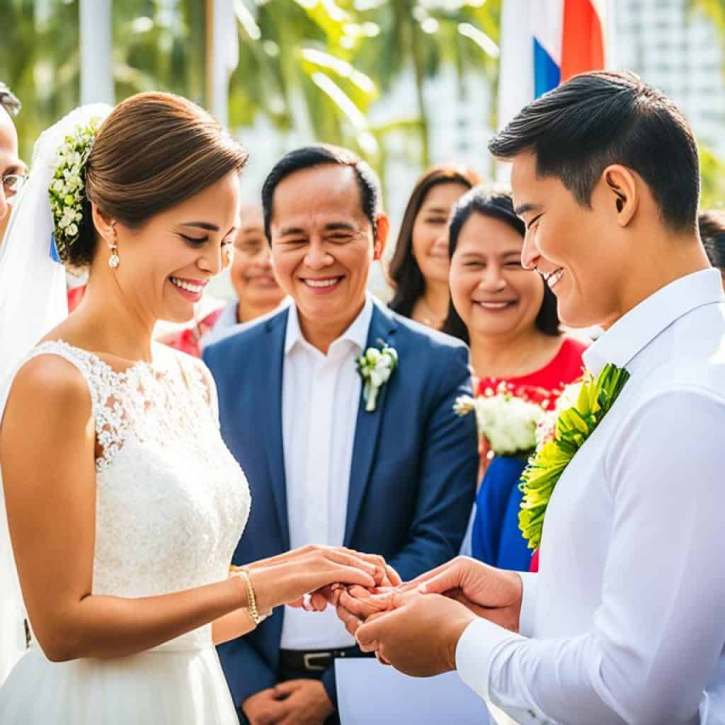 Civil wedding in the Philippines