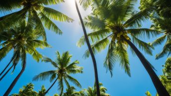 Coconut Palm Forest, Pilar, Siargao Philippines