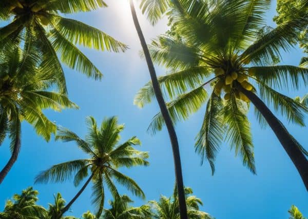 Coconut Palm Forest, Pilar, Siargao Philippines