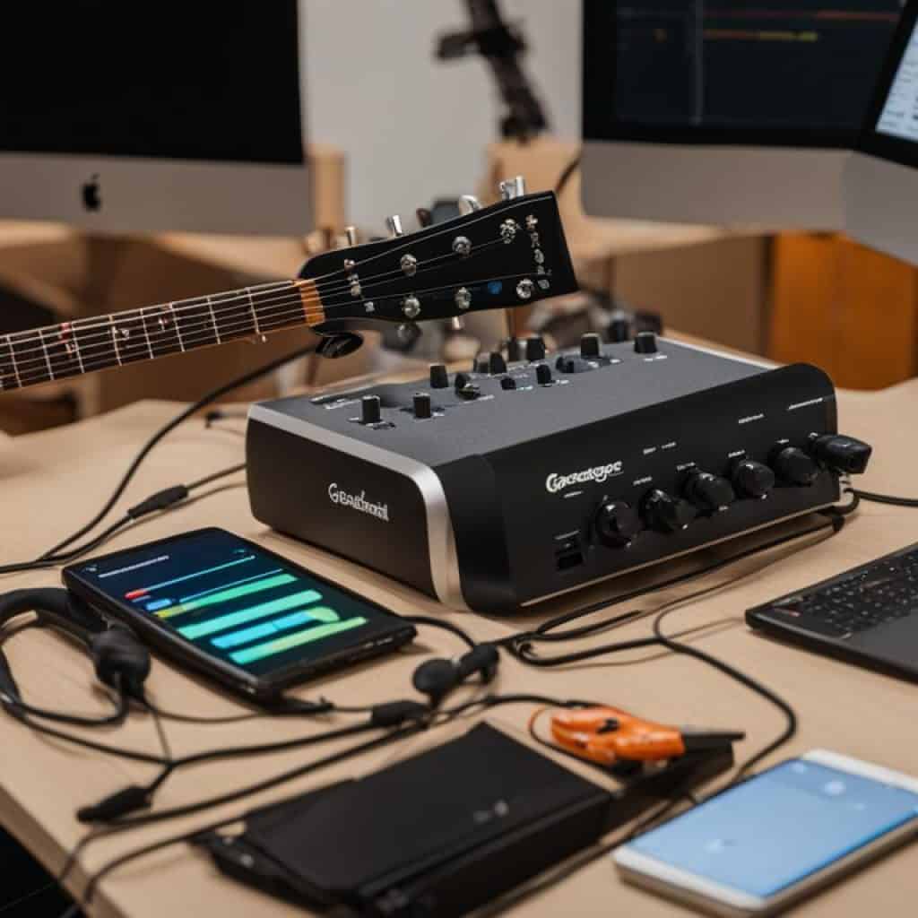 Connecting Instruments and Recording Equipment to GarageBand