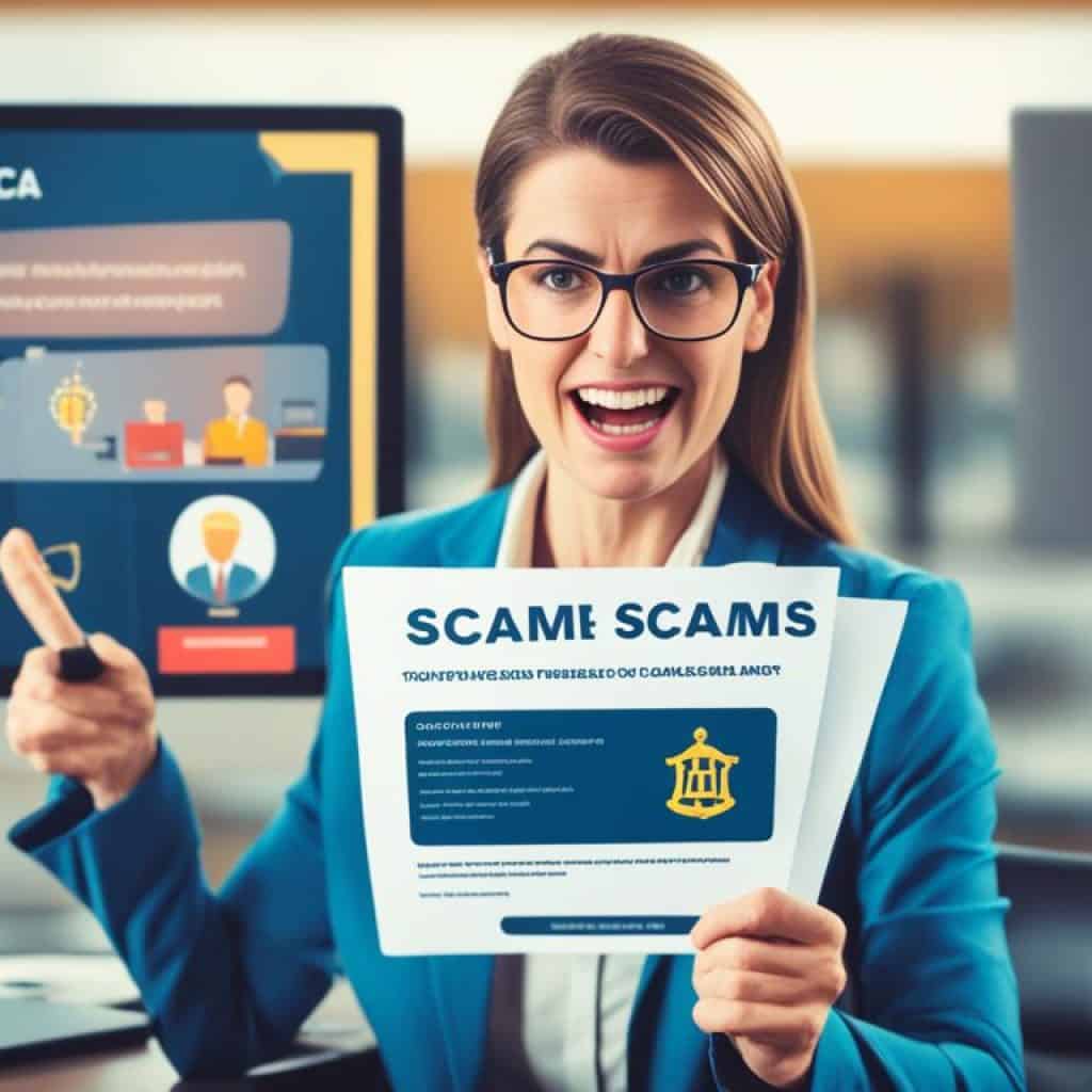 Dealing with online scams