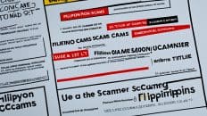 Filipino Scammer List