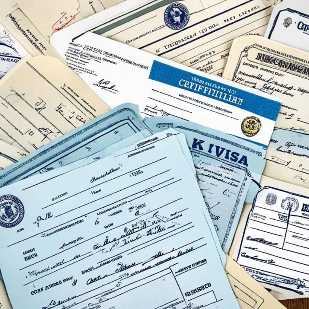 K1 visa documents