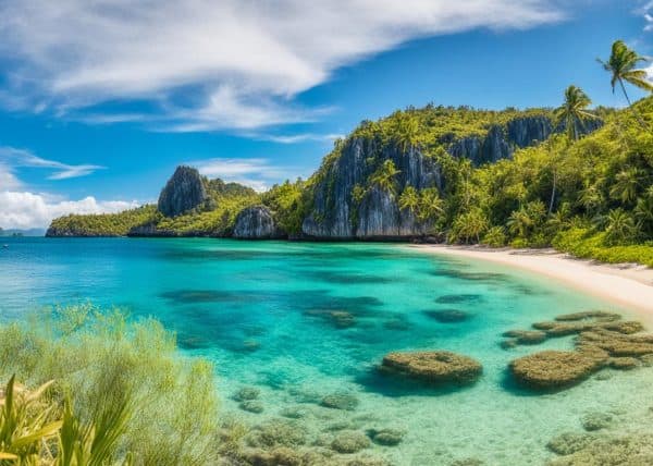 Las Cabanas Beach, Palawan Philippines