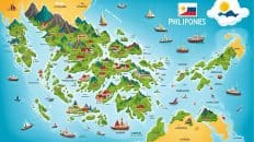 Map Of The Philippines Drawing