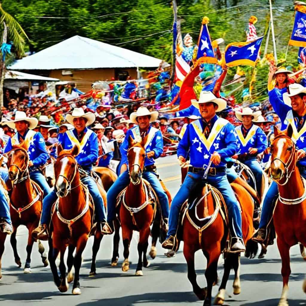 Masbate City Rodeo parade