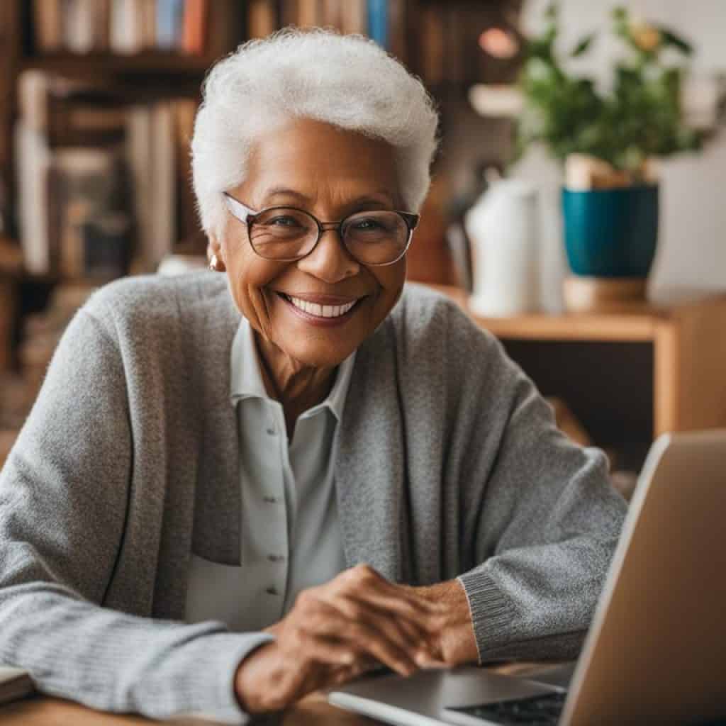 Online dating experience for older adults