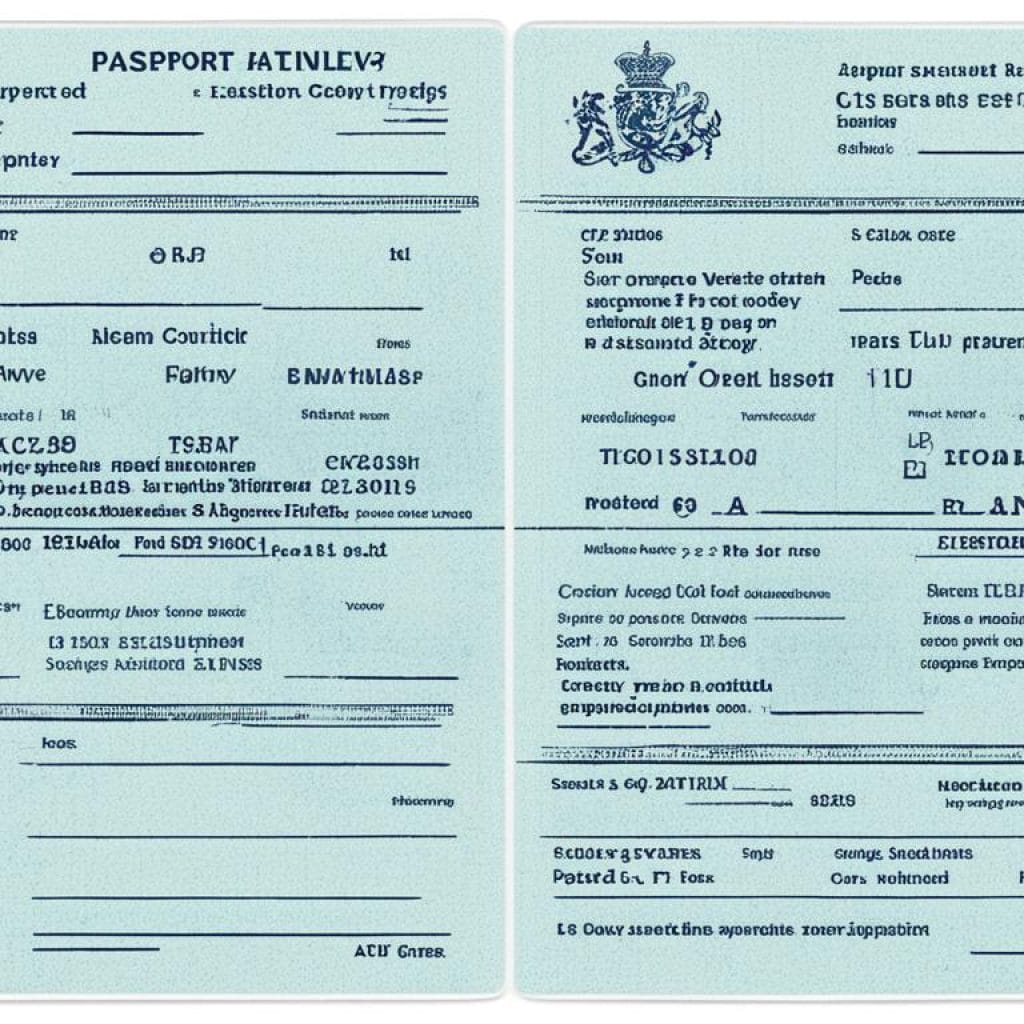 Passport details