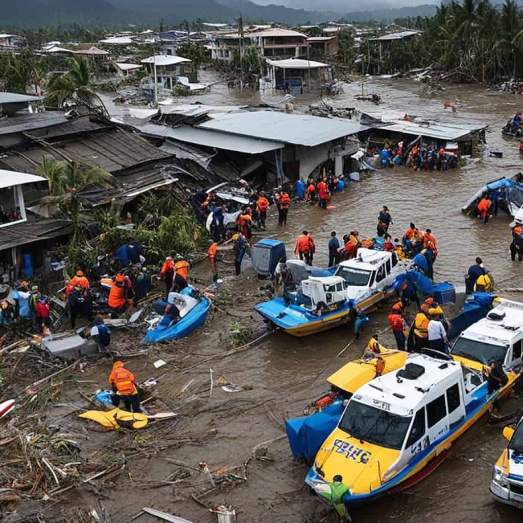 Philippine government typhoon response