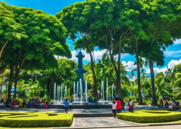 Rizal Park, Tagbilaran City, bohol philippines