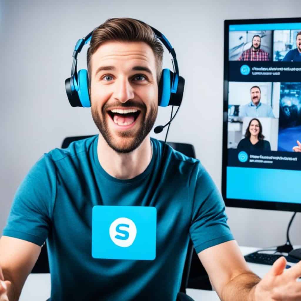 Skype live streaming