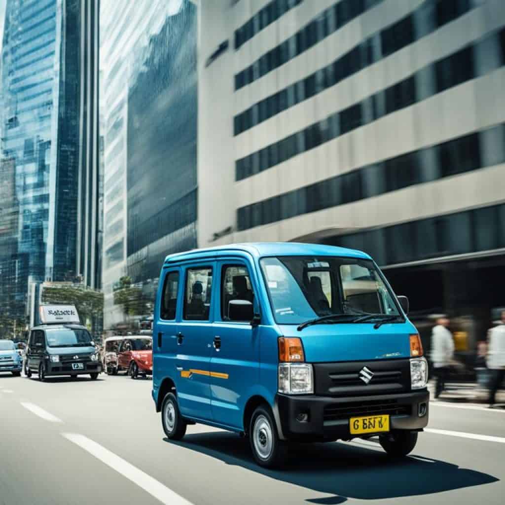 Suzuki Carry Multicab in action