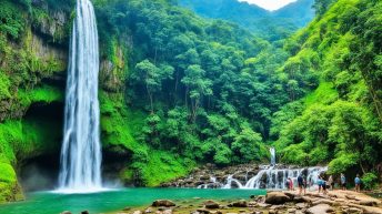 Taktak Waterfall, Santa Monica, Siargao Philippines