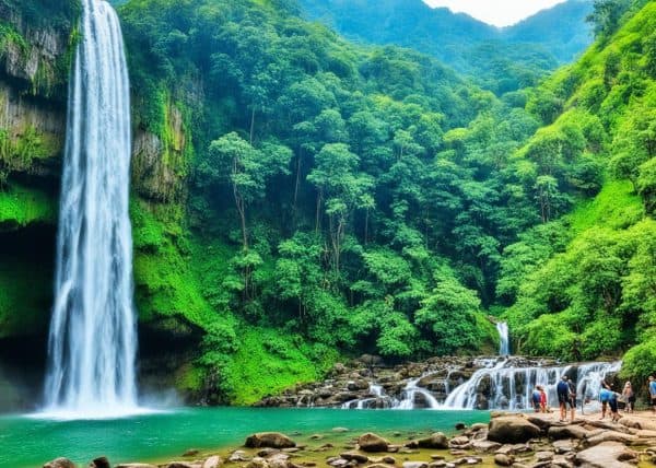 Taktak Waterfall, Santa Monica, Siargao Philippines