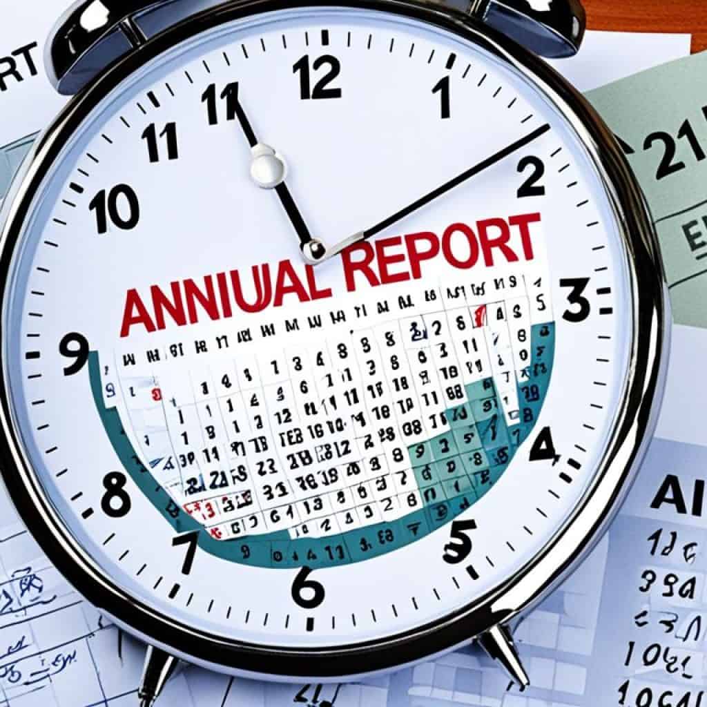 Timely submission of the Annual Report