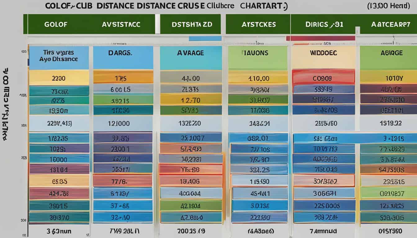 average distance for golf clubs