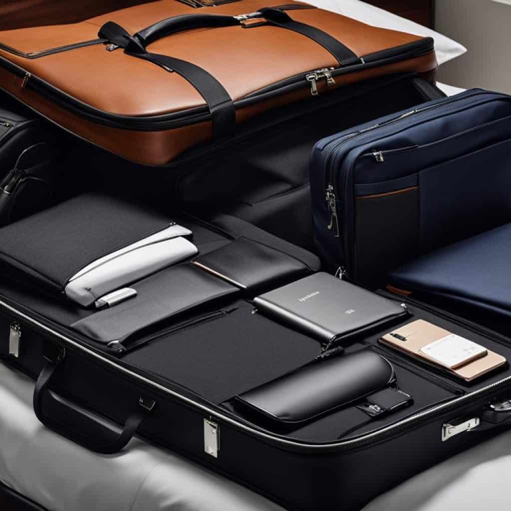 business travel luggage selection