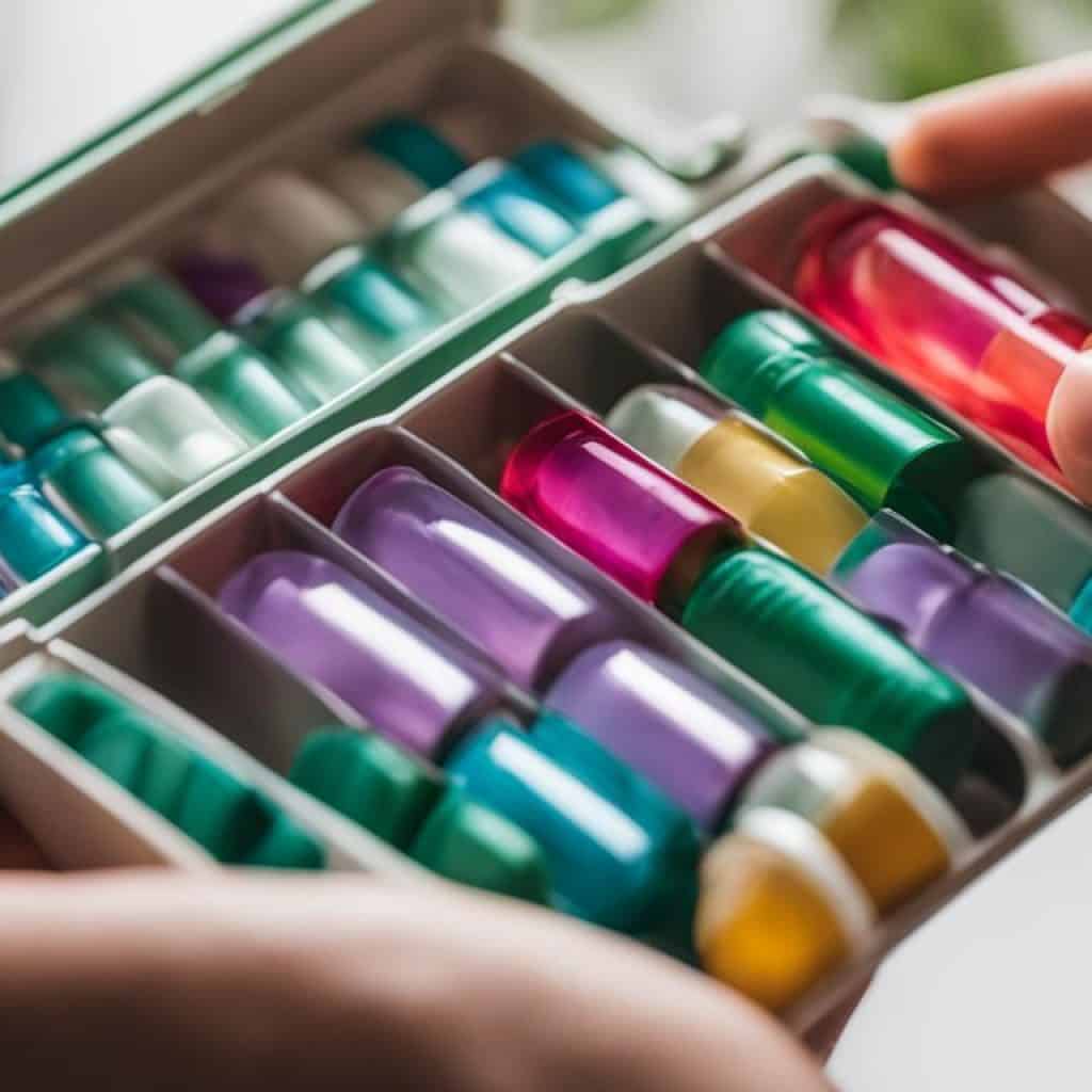 compact weekly pill organizer