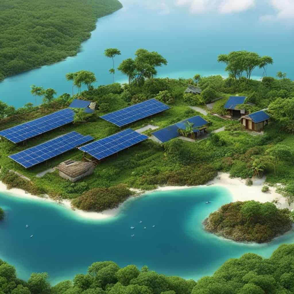 environmental solutions sinking island
