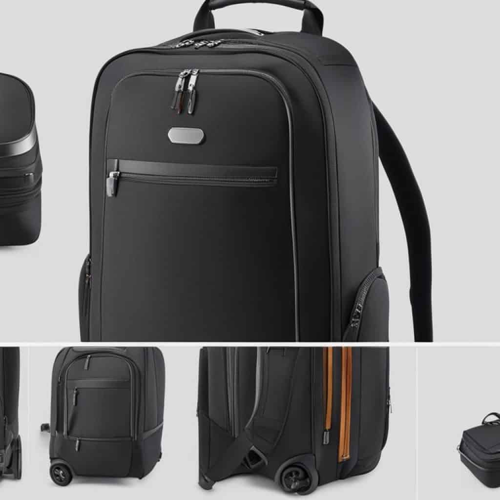innovative travel backpack with wheels
