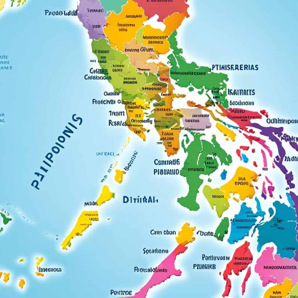 political district map of the Philippines
