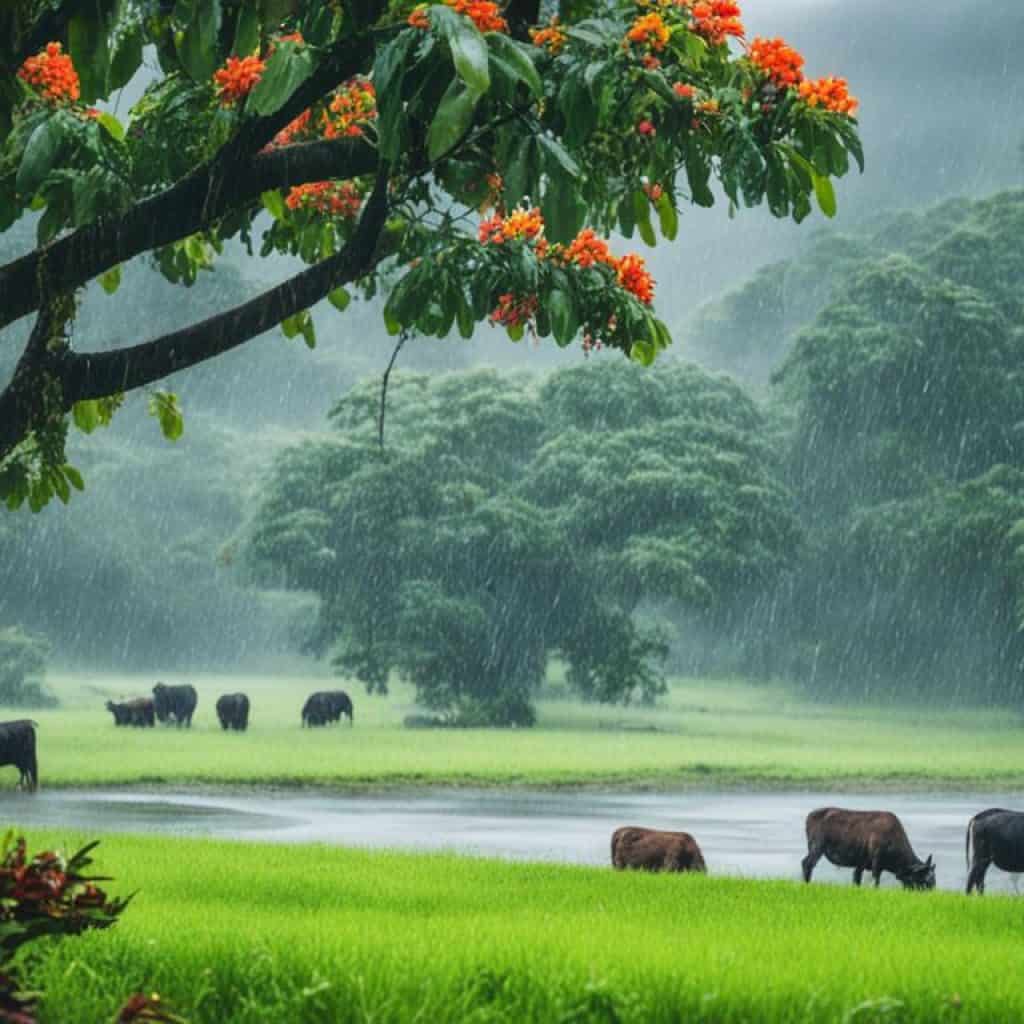 rainy season in the Philippines